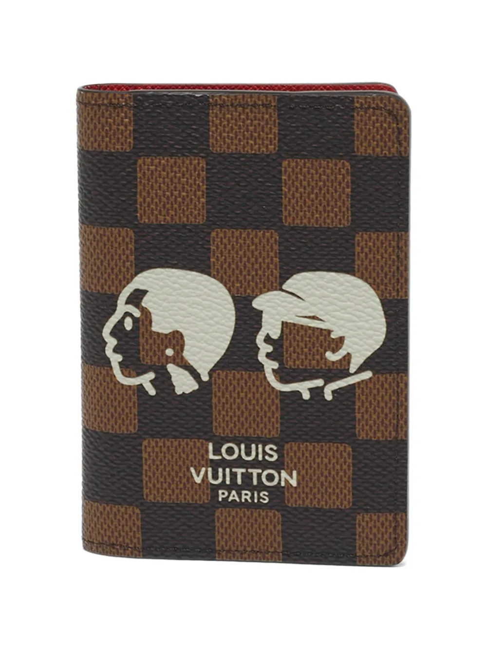 Louis Vuitton Pre-Owned x Nigo Damier Phriendship Ebene pocket organiser - Marrone