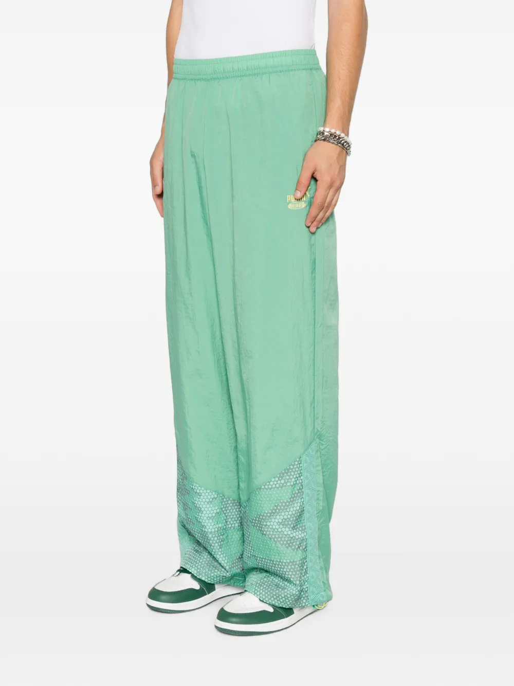 PUMA Trainingsbroek met geborduurd logo Groen