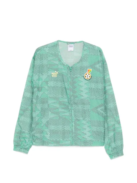 PUMA patterned zip-up jacket