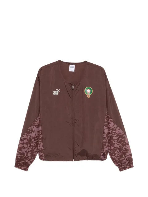 PUMA Jaqueta com zíper e estampa camuflada