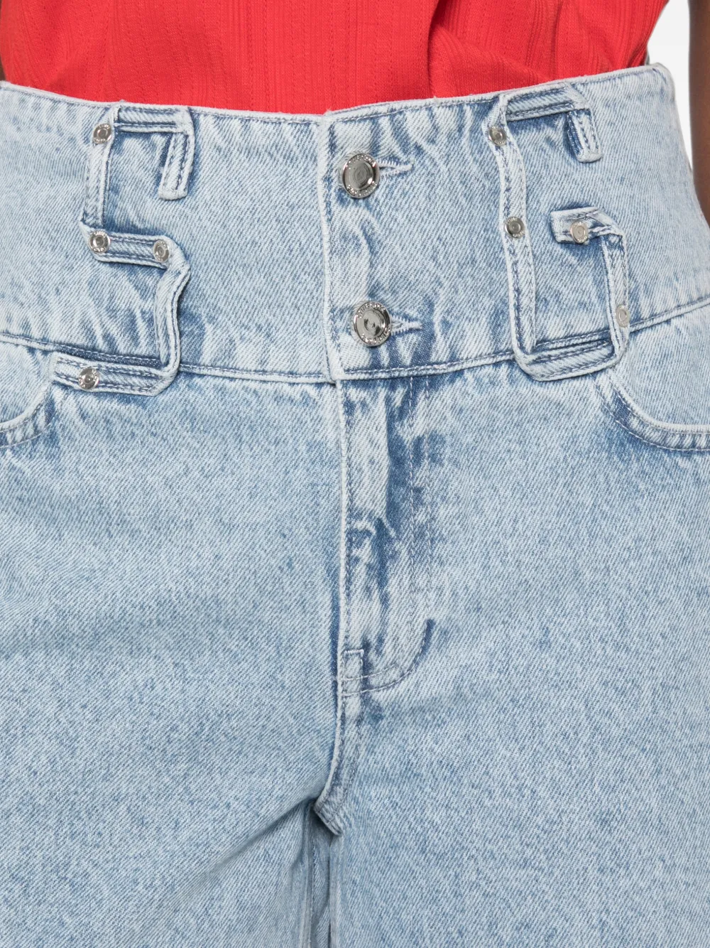 Stine Goya High waist shorts Blauw