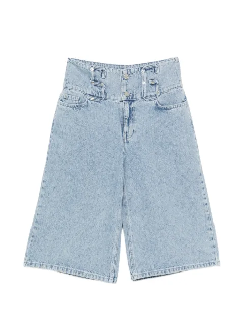 Stine Goya shorts con tiro alto y paneles