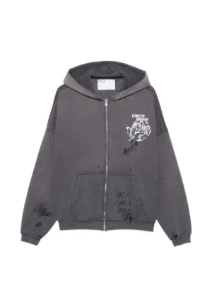 Balenciaga CEO ジップアップ パーカー | グレー | FARFETCH JP