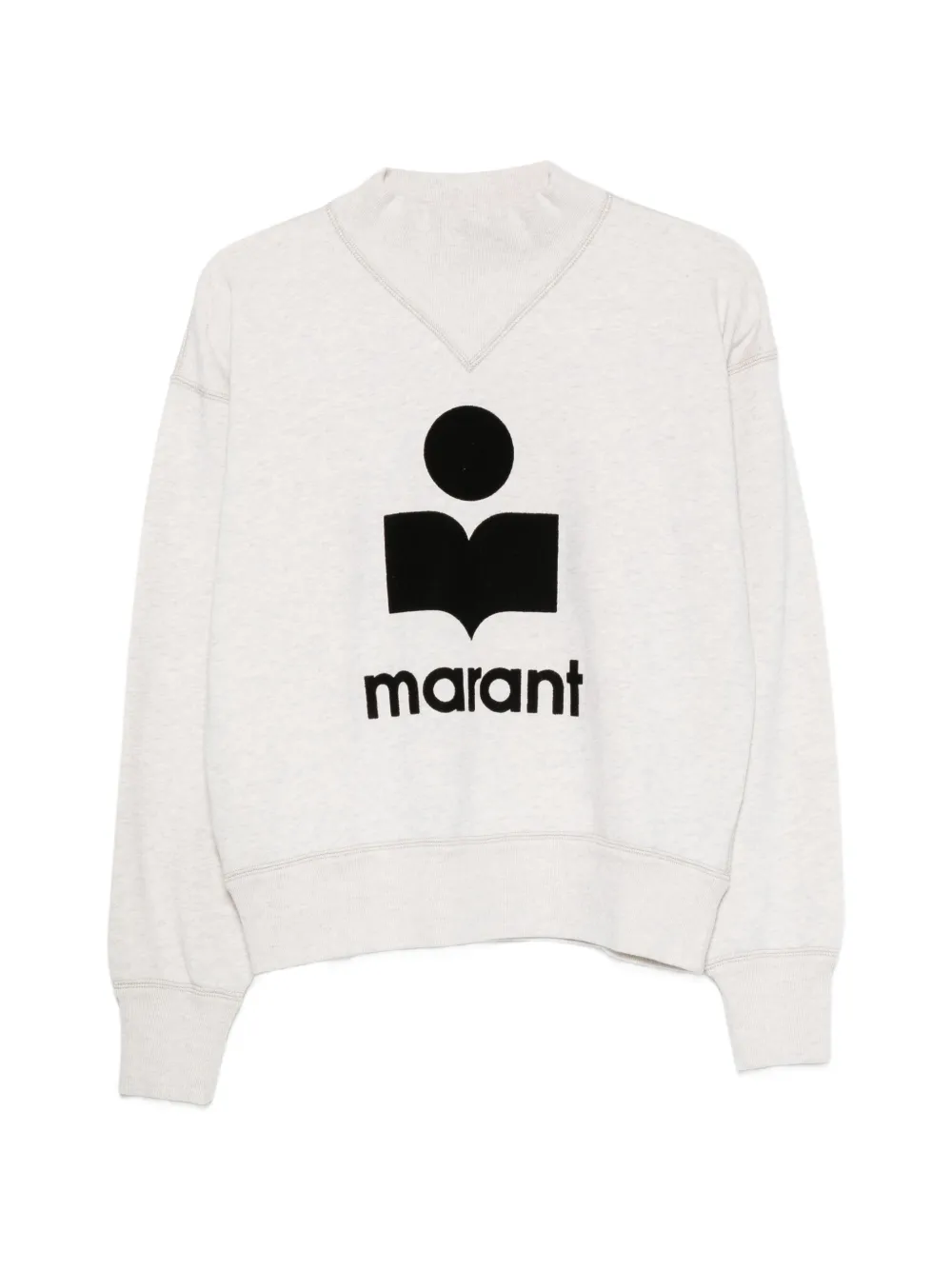 MARANT ÉTOILE Moby logo-print sweatshirt - Grigio