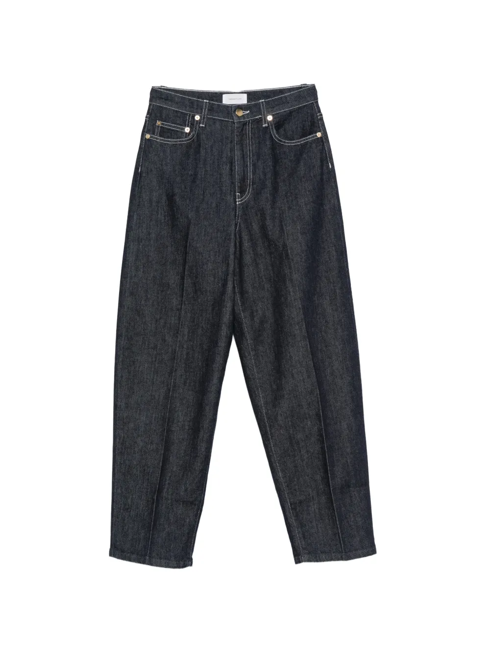 Fabiana Filippi contrast-stitch jeans - Blau