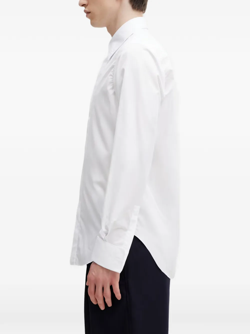 RHUDE Overhemd met geborduurd logo Wit