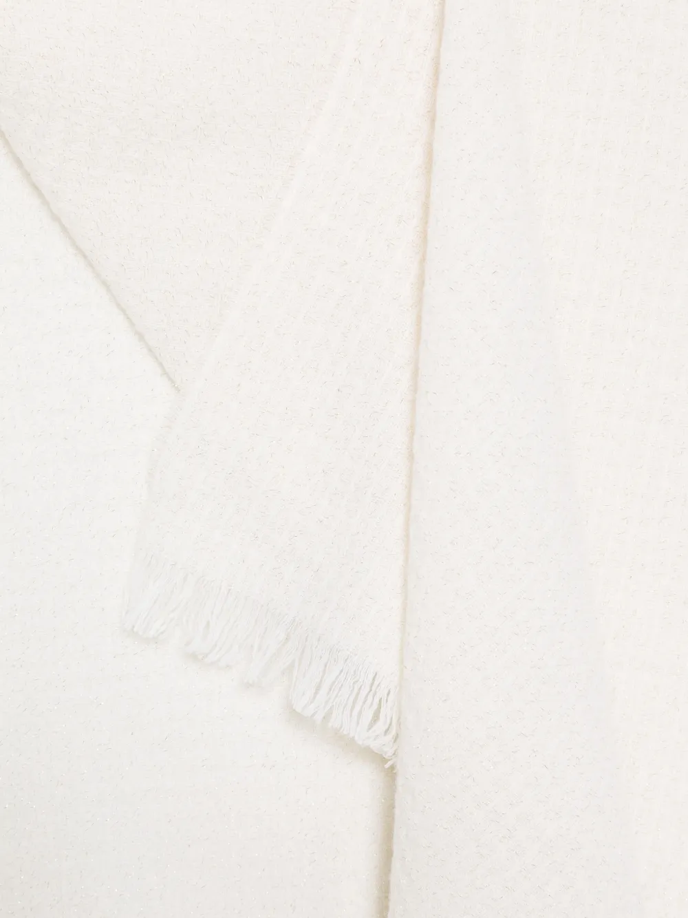 Fabiana Filippi Sjaal met franje Beige