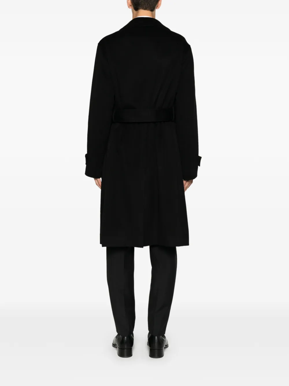 Lardini Jas met ceintuur Zwart