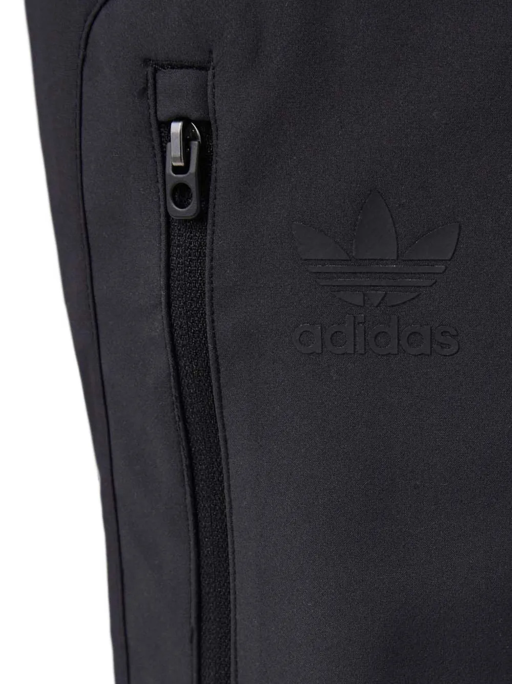 adidas belted zip-pocket track pants Zwart