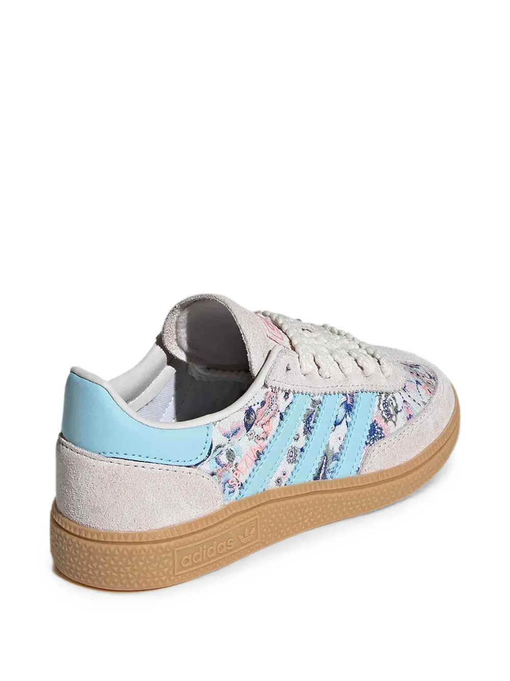 adidas Kids Spezial Handball floral-print sneakers Beige