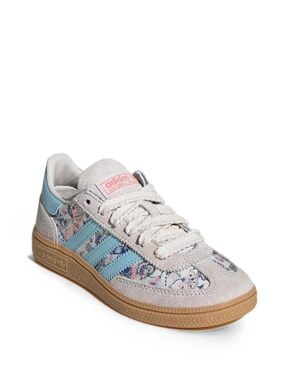 Adidas Kids Spezial Handball floral-print sneakers Beige