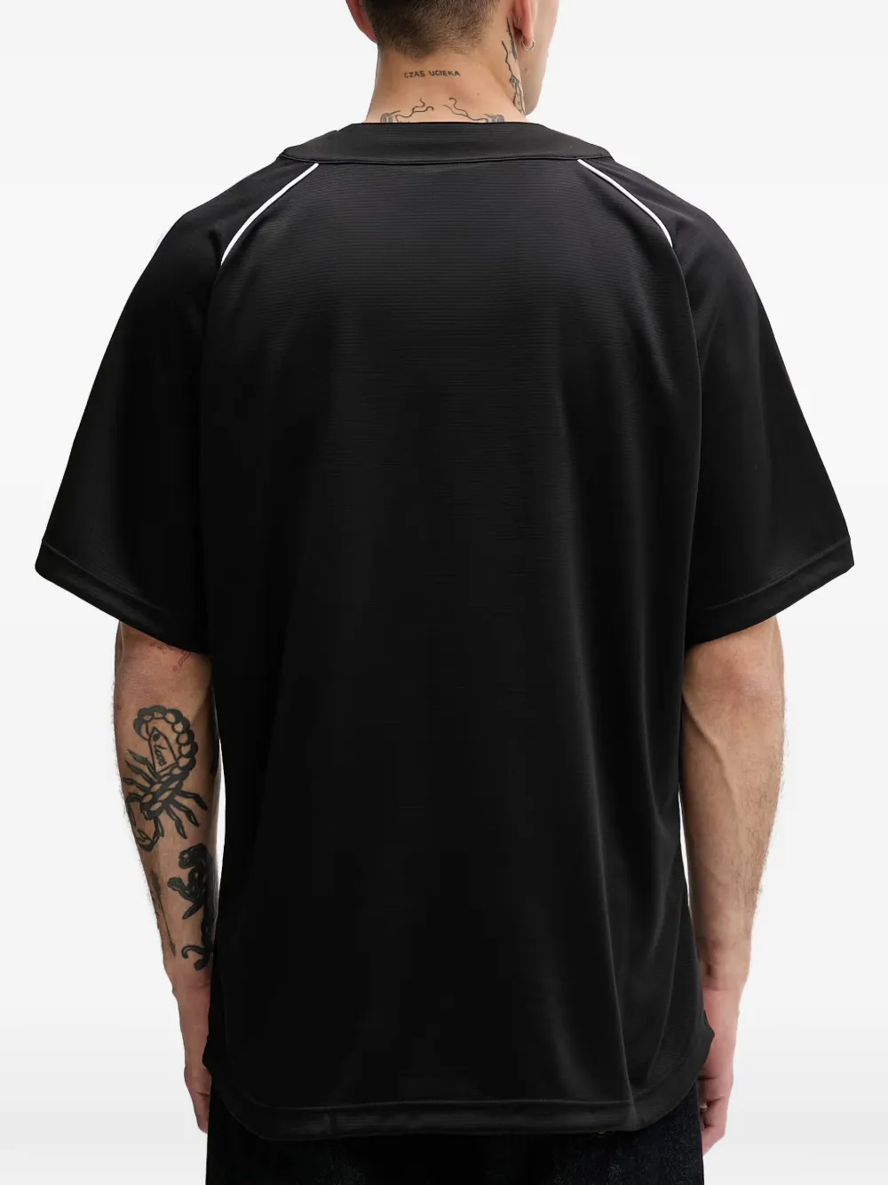 adidas Adicolor short-sleeve baseball shirt Zwart