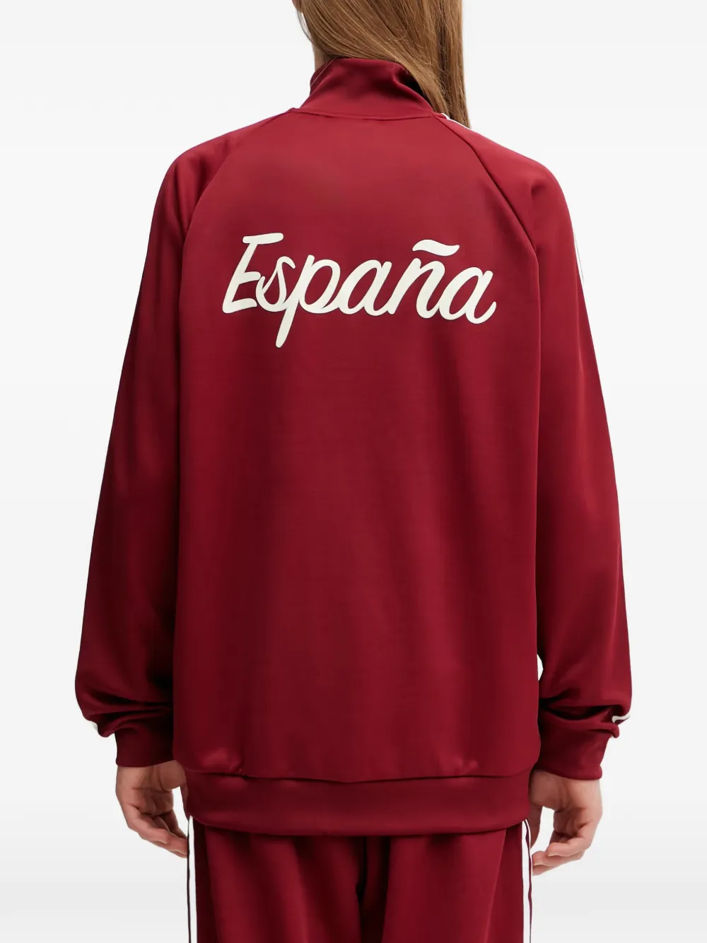 adidas Spain Originals logo-embroidered track jacket Rood