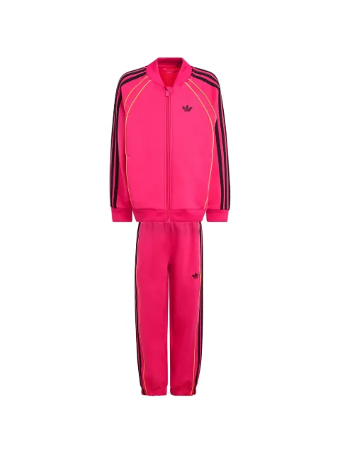 adidas Kids Gestreifter Jogginganzug mit Logo