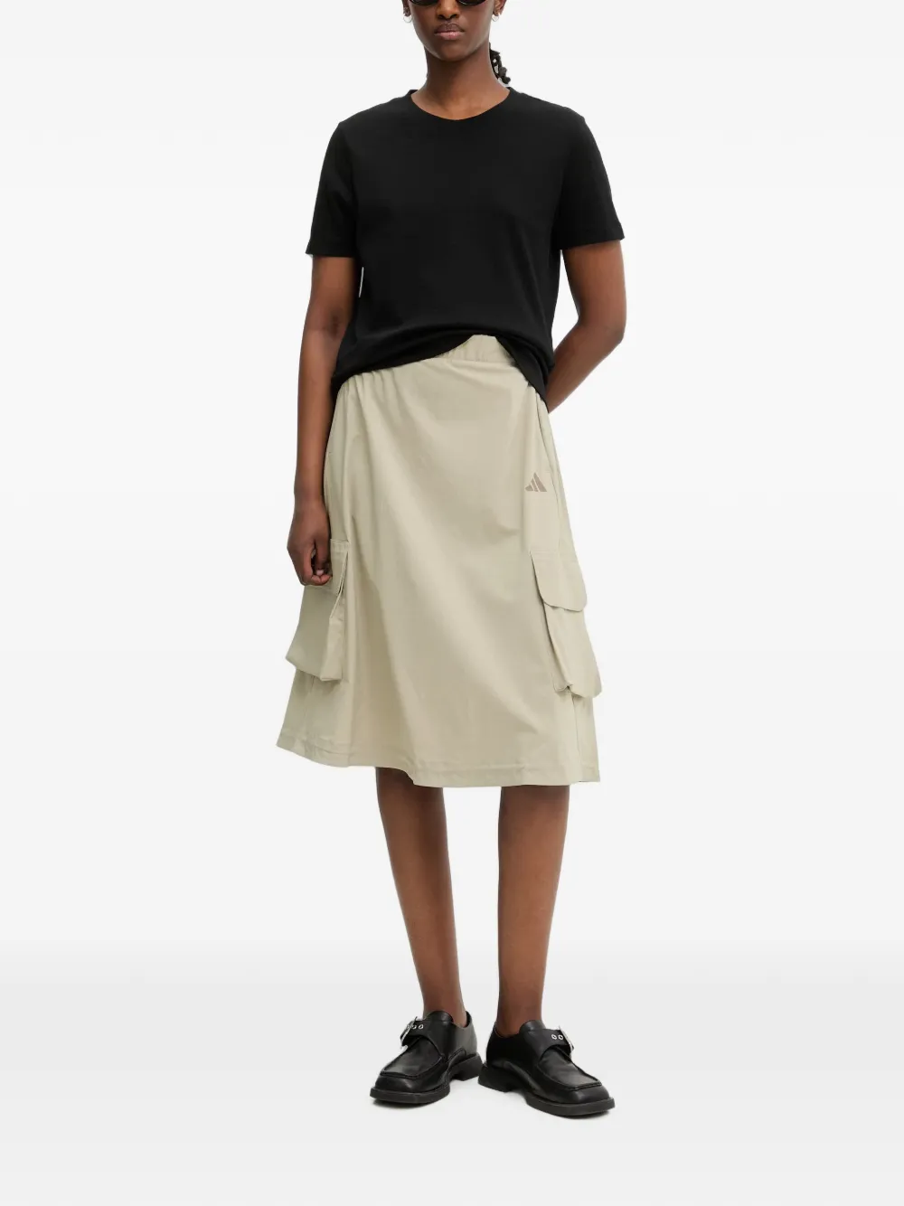 adidas City Tech midi skirt Beige