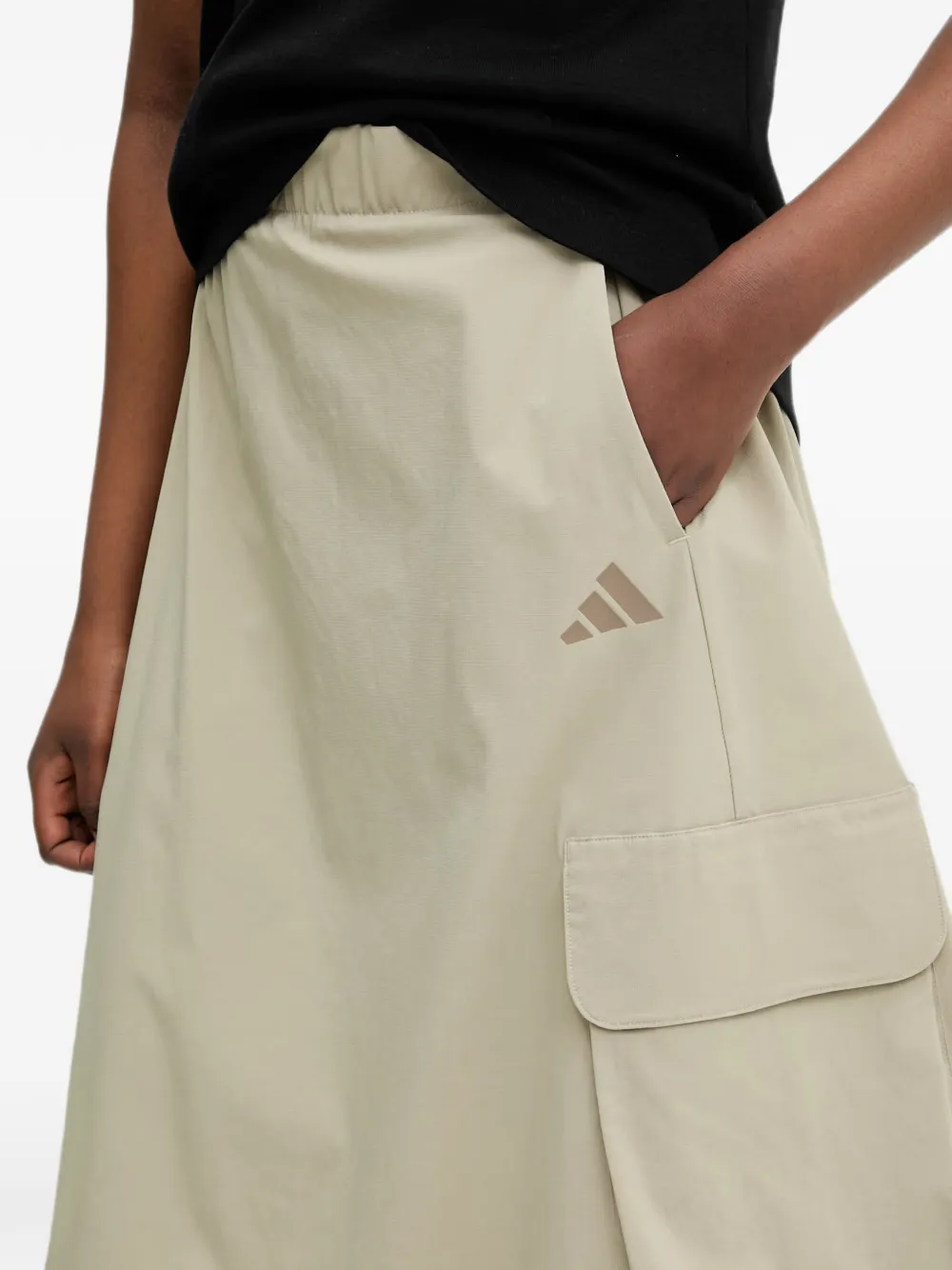 adidas City Tech midi skirt Beige