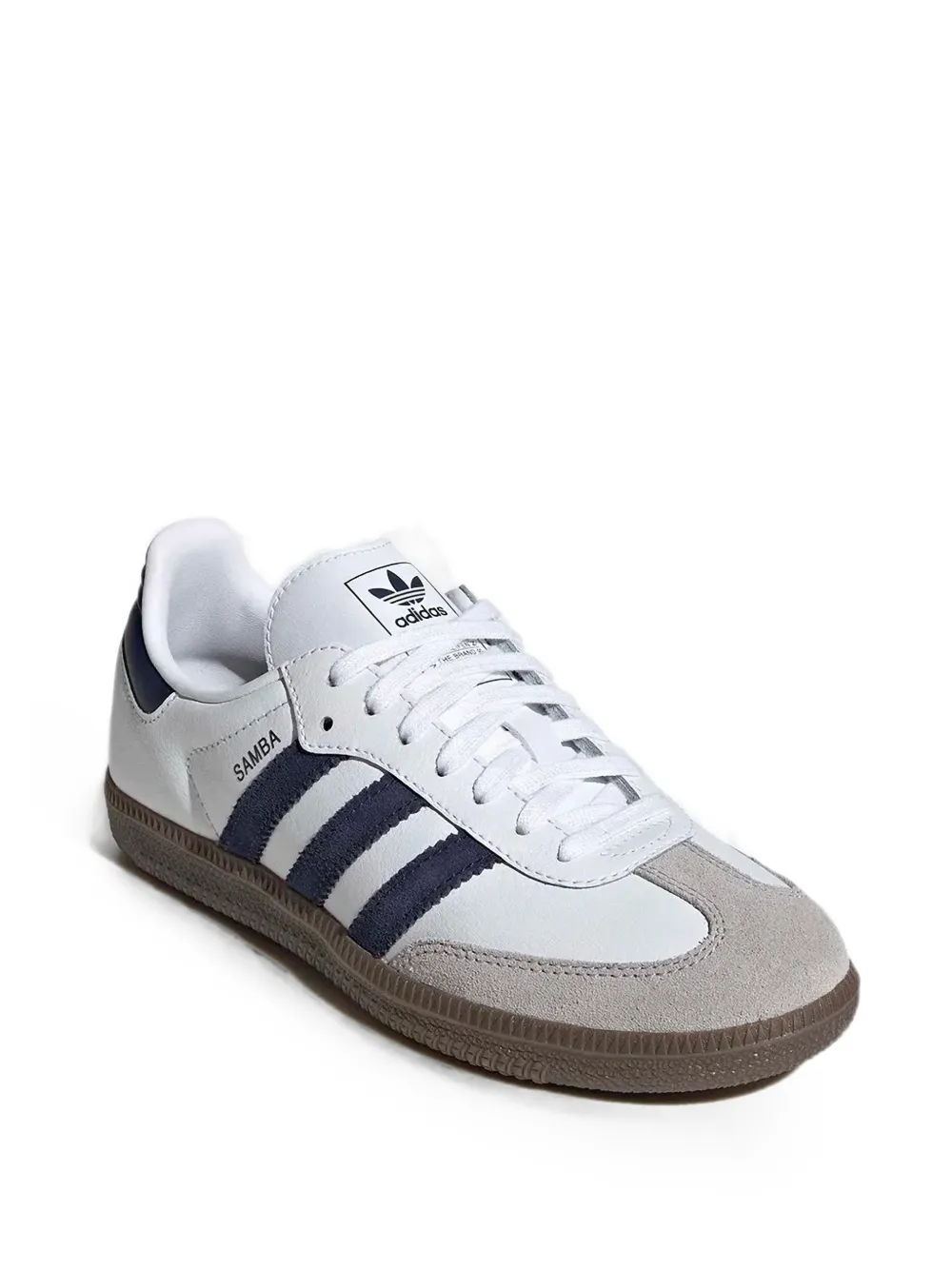 Adidas Kids Samba panelled sneakers Wit