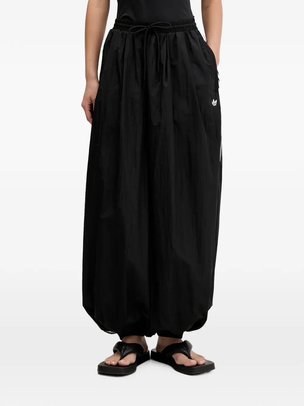 Adidas Originals Adilenium 5.0 Balloon Track Pants In Black