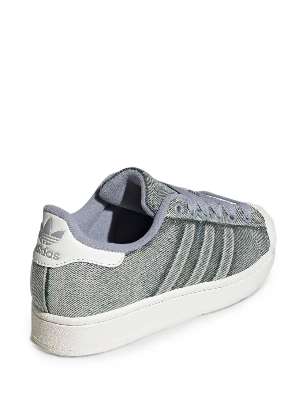 adidas Kids Superstar denim sneakers Grijs