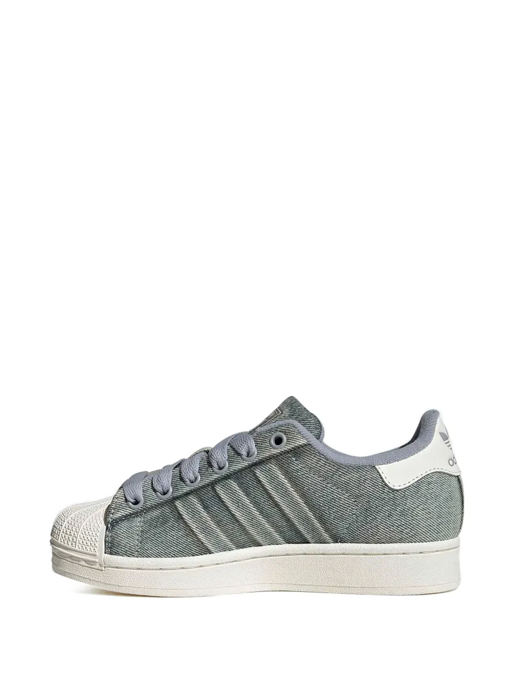 adidas Kids Superstar denim sneakers Grijs