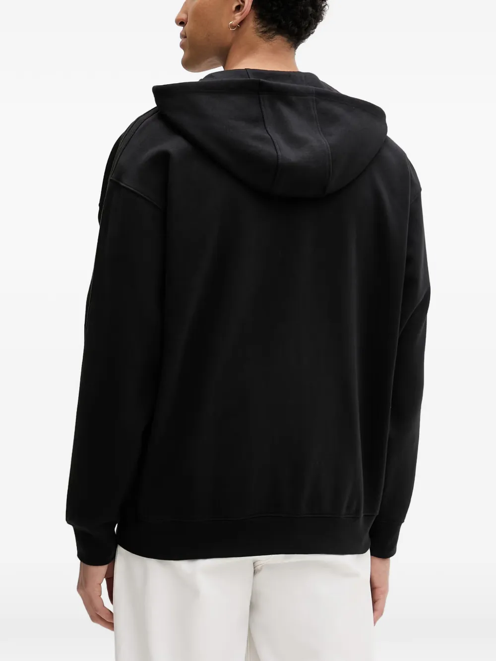 adidas Adicolor oversize zip-up hoodie Zwart