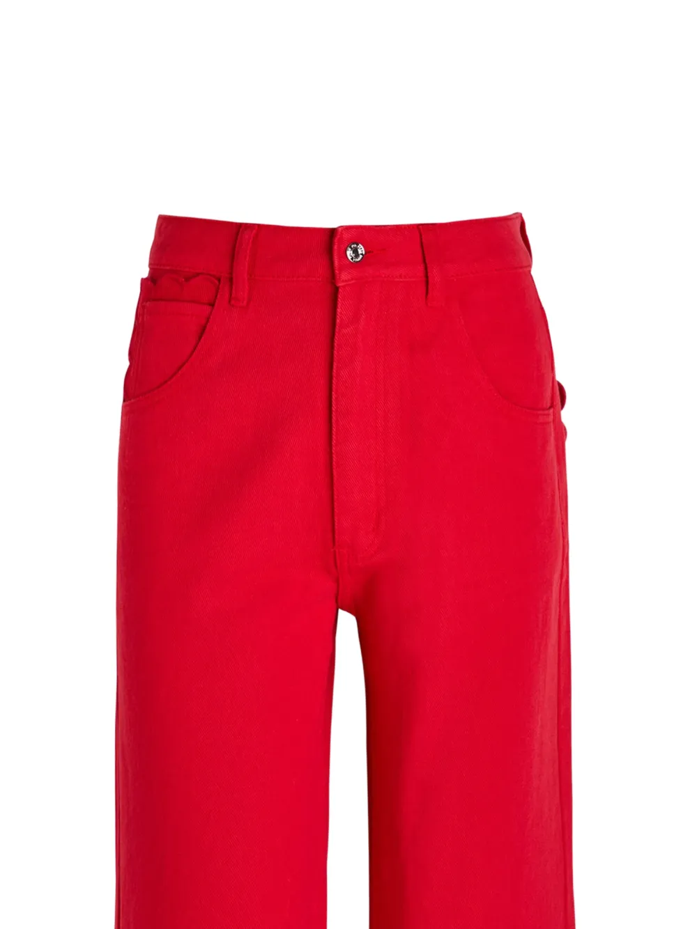 Never Fully Dressed Cropped Wide-leg Jeans - Rojo 