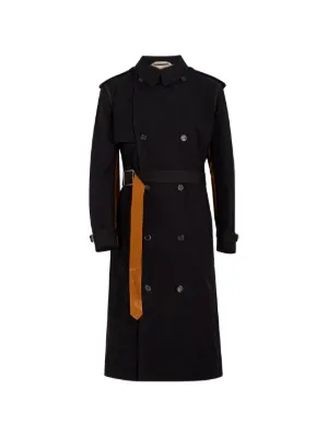 新品 23ss Wales Bonner Echo Trench Coat Wales Bonner Echo Panelled Trench Coat | Green | FARFETCH AU