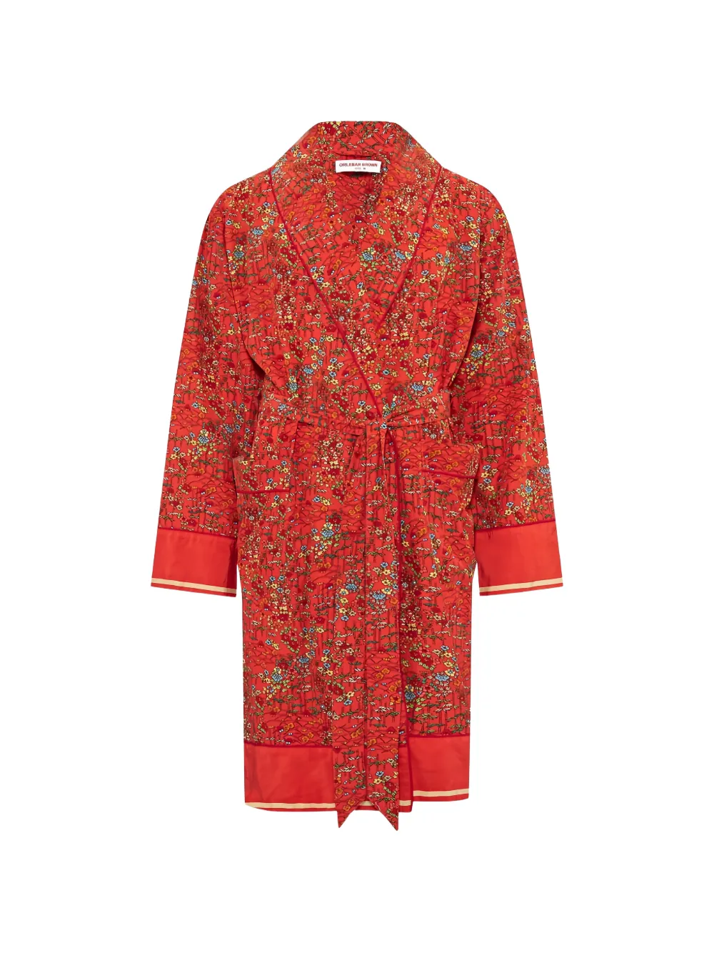 Orlebar Brown Mervyn Solo Fantasy-print robe - Rot