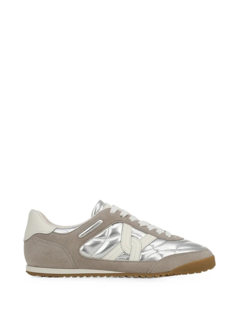 Veronica Beard Natalia quilted panel sneakers Zilver