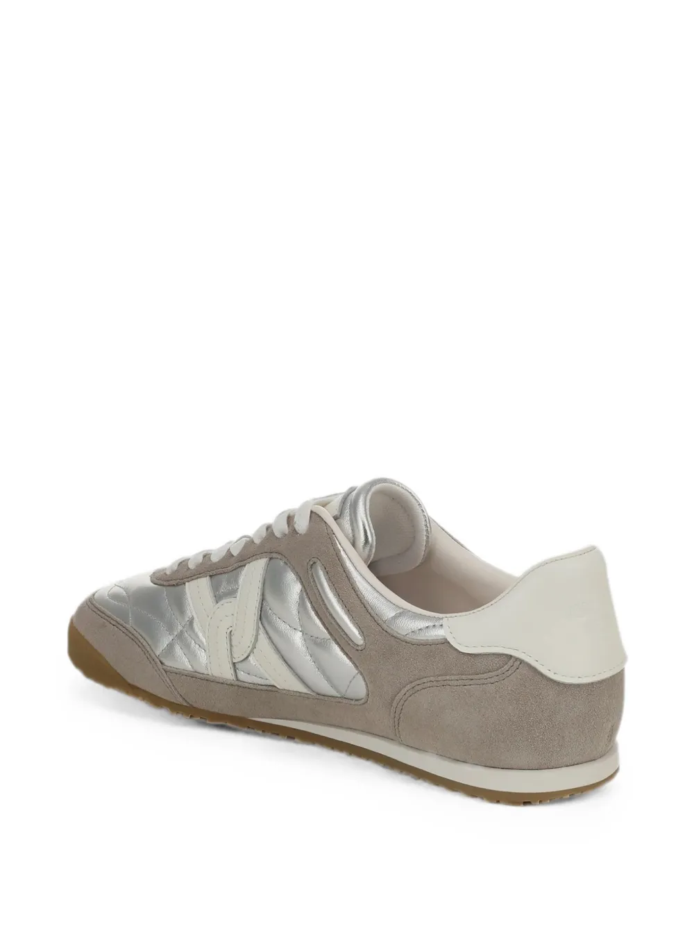Veronica Beard Natalia quilted panel sneakers Zilver