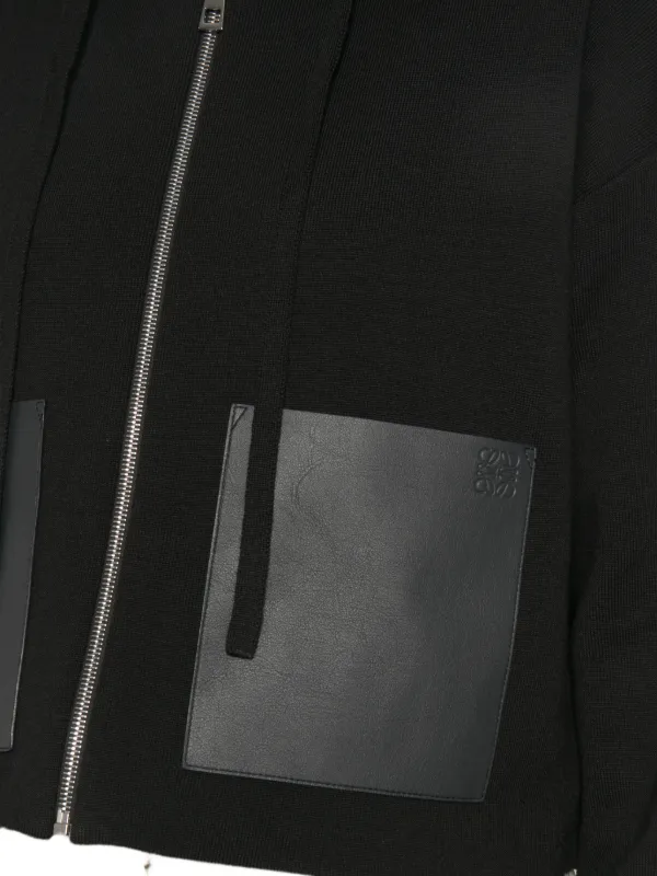 LOEWE ジップアップ パーカー | ブラック | FARFETCH JP