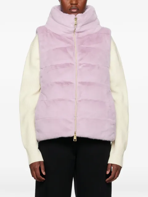 Herno faux-fur padded gilet