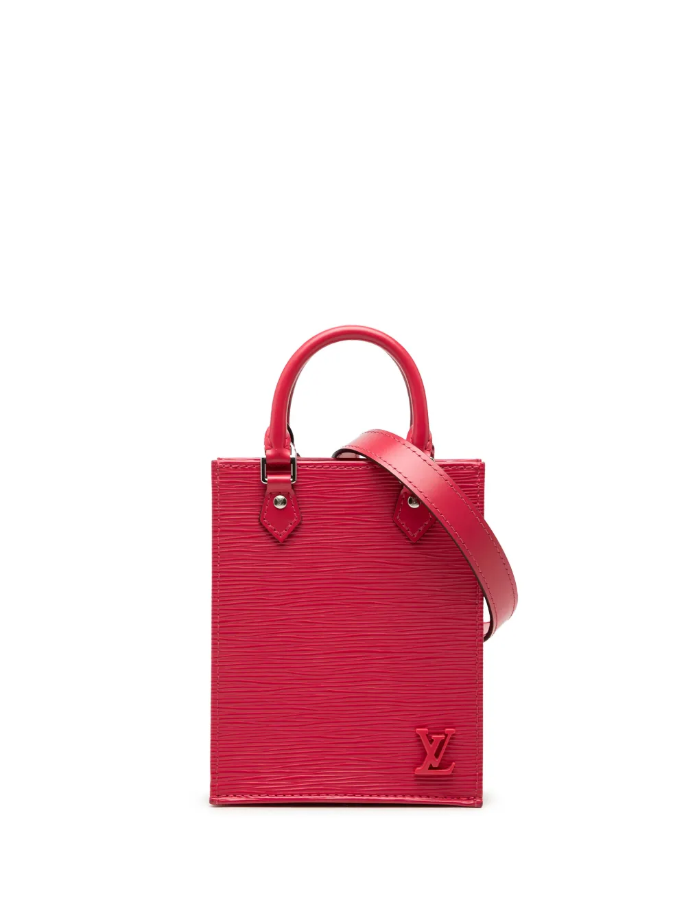 Louis Vuitton Pre-Owned Borsa a tracolla Petit Sac Plat in pelle Épi 2020 - Rosa
