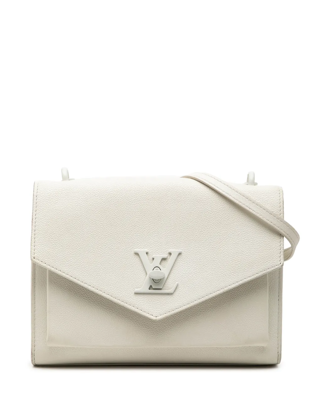Louis Vuitton Pre-Owned Borsa a tracolla MyLockMe Chain BB in pelle di vitello 2019 - Bianco