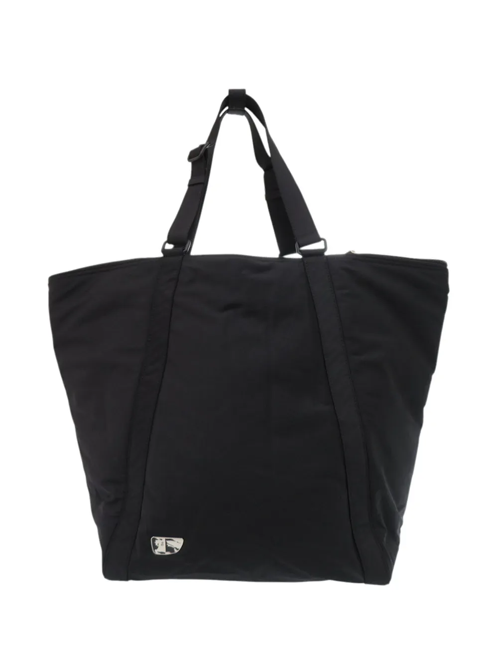 Burberry Pre-Owned Borsa tote Shield Field in nylon 2023-2026 - Nero