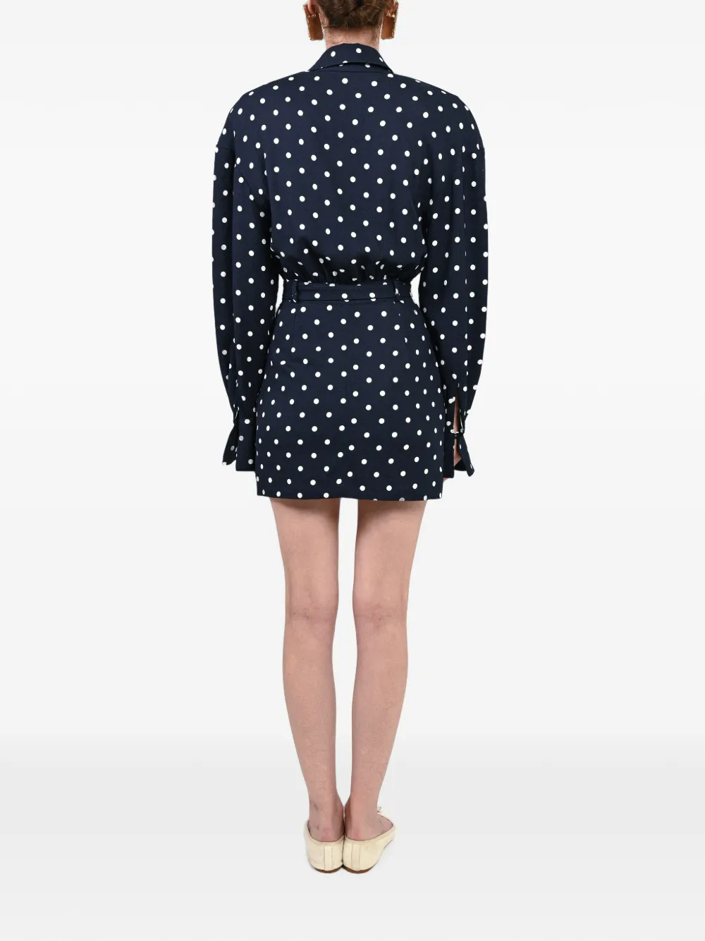 Rowen Rose Jurk met stippen Blauw
