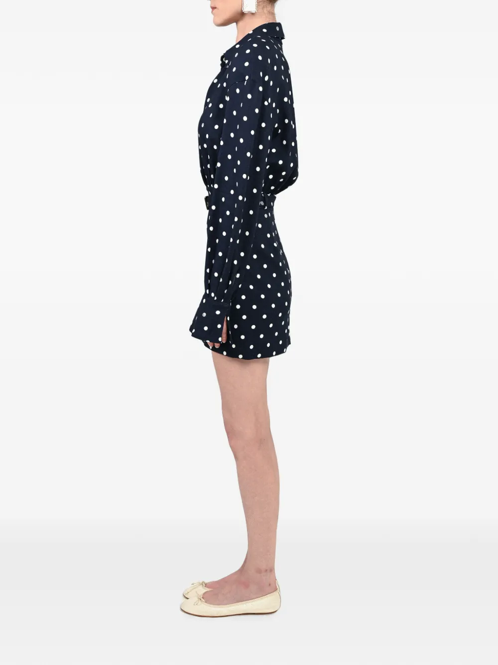 Rowen Rose Jurk met stippen Blauw