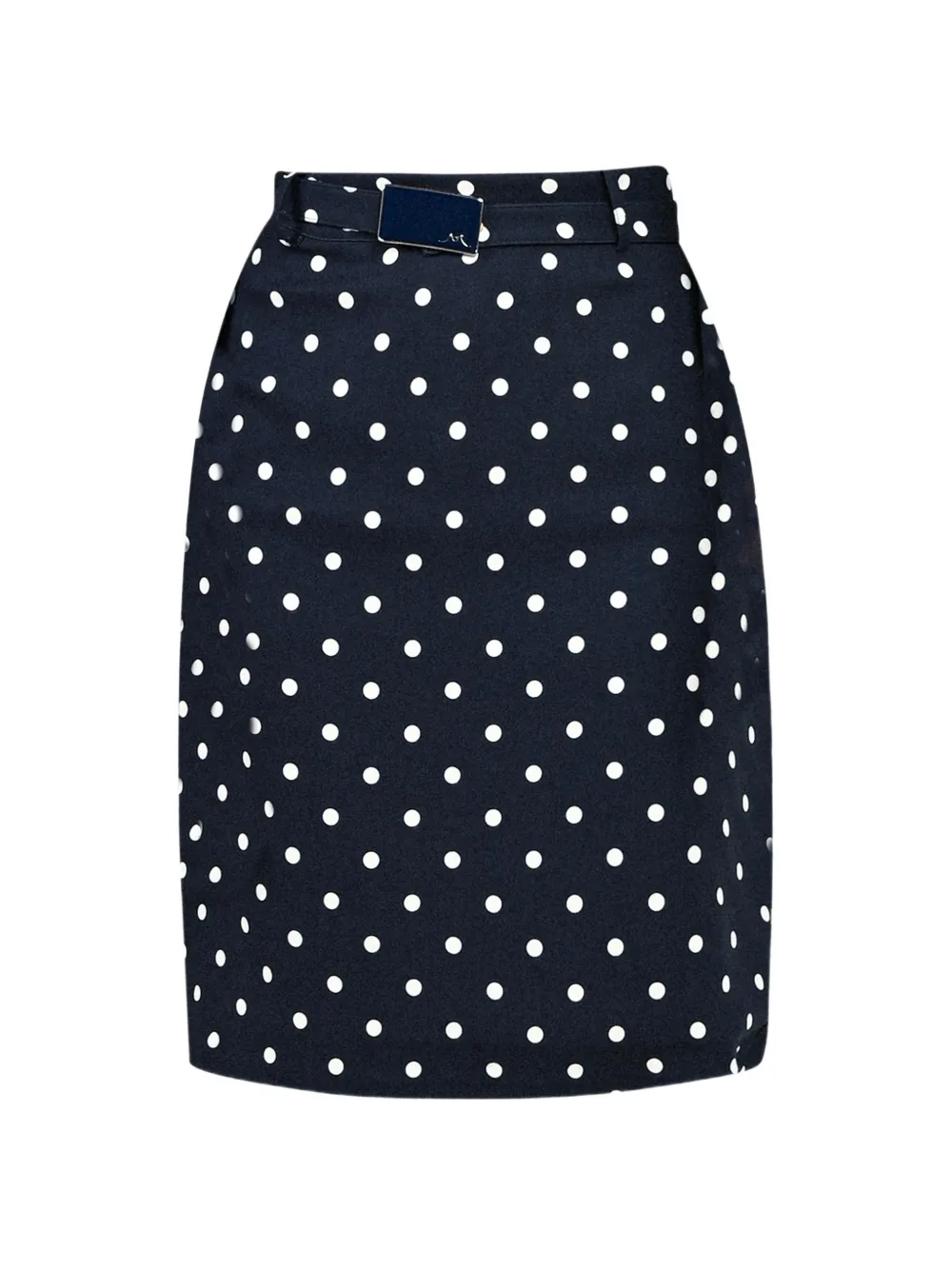Rowen Rose polka-dot belted skirt - Blu