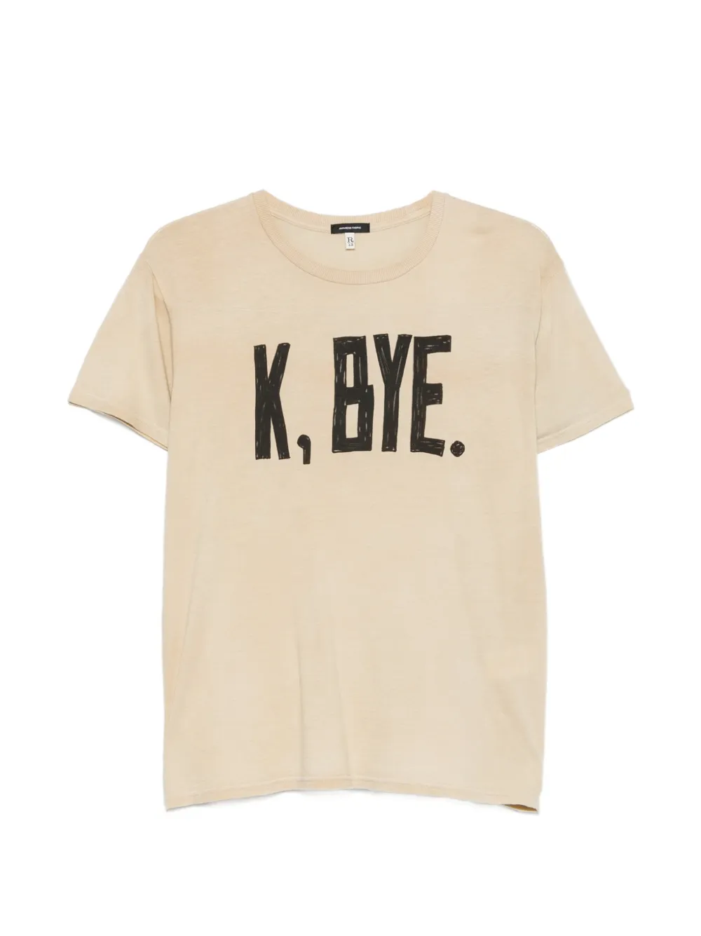 R13 K Bye Boy T-shirt - Nude