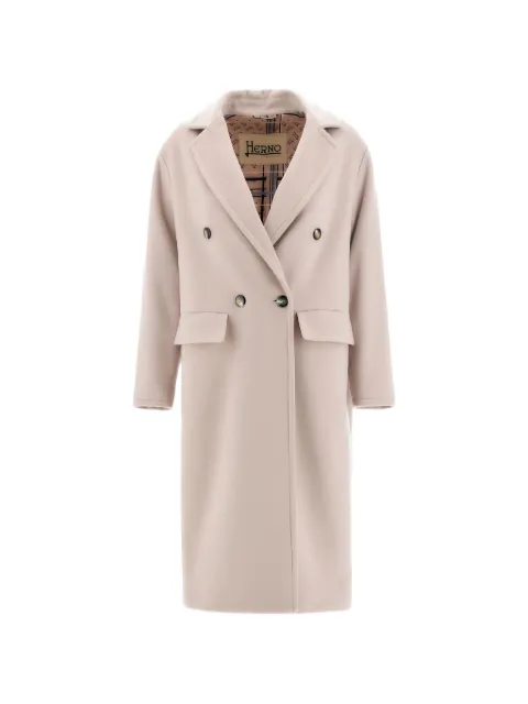Herno double-breasted wool coat