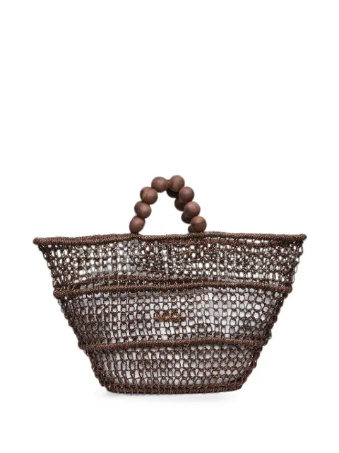 Poolside bolso shopper Comporta con cuentas