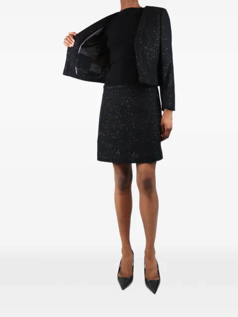 J.CREW sequin tweed skirt set