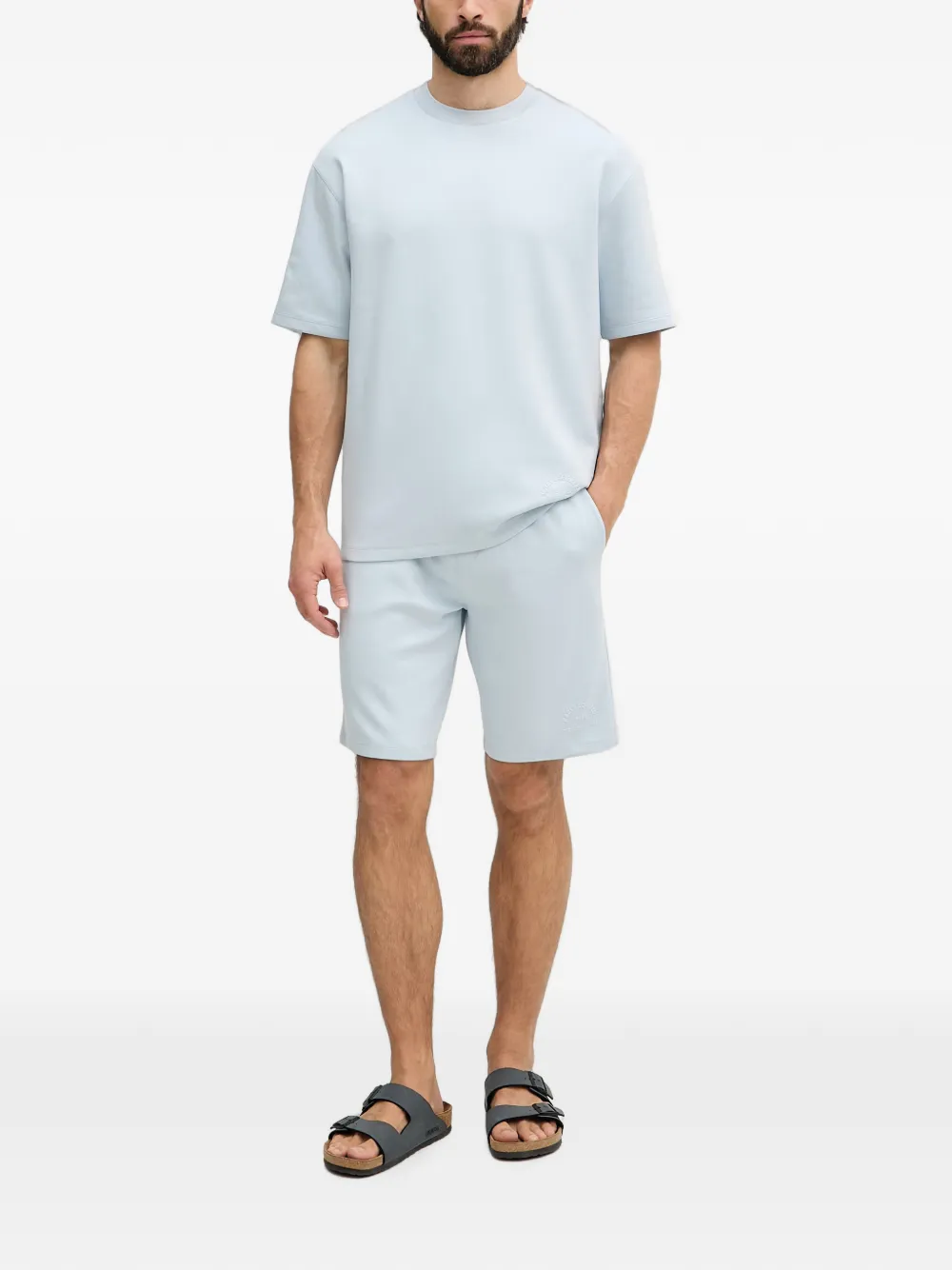 Karl Lagerfeld T-shirt met ronde hals Blauw