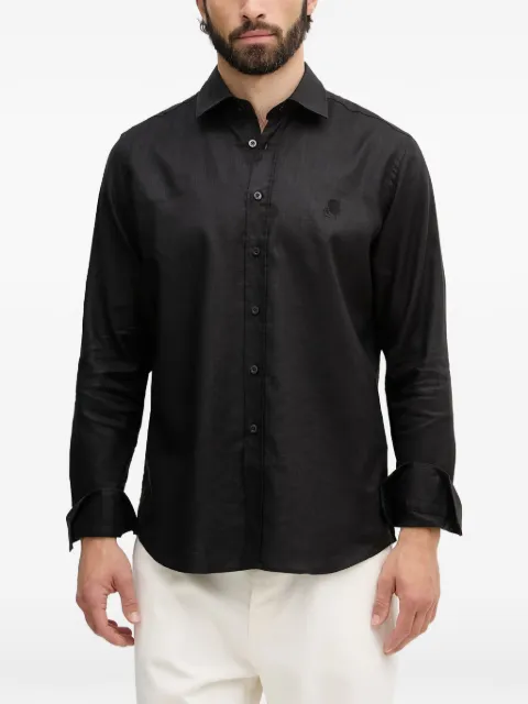 Karl Lagerfeld logo-embroidered button-down shirt