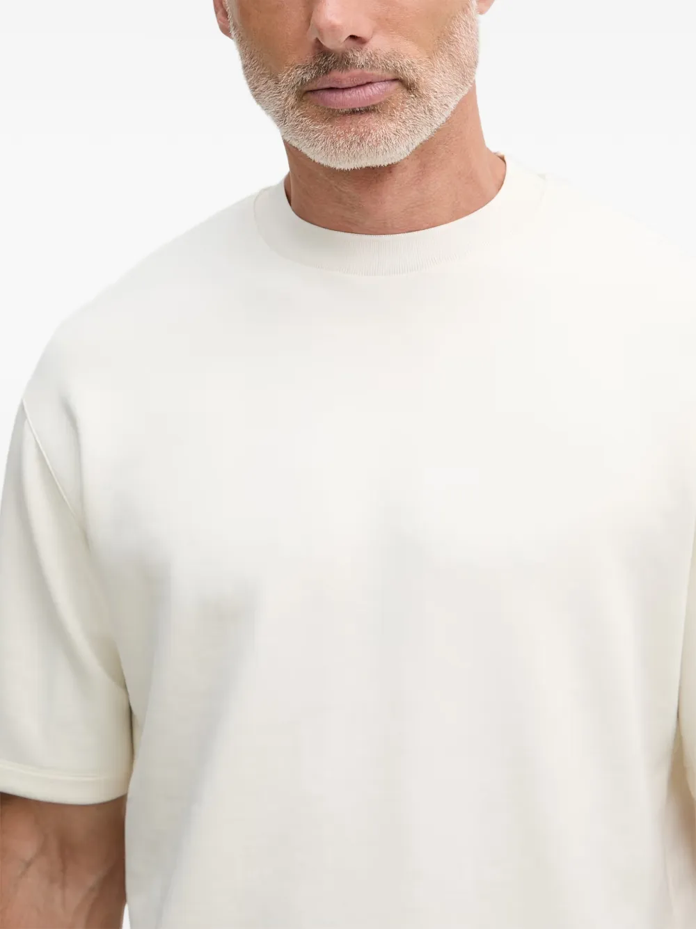 Karl Lagerfeld T-shirt met logo-reliëf Wit