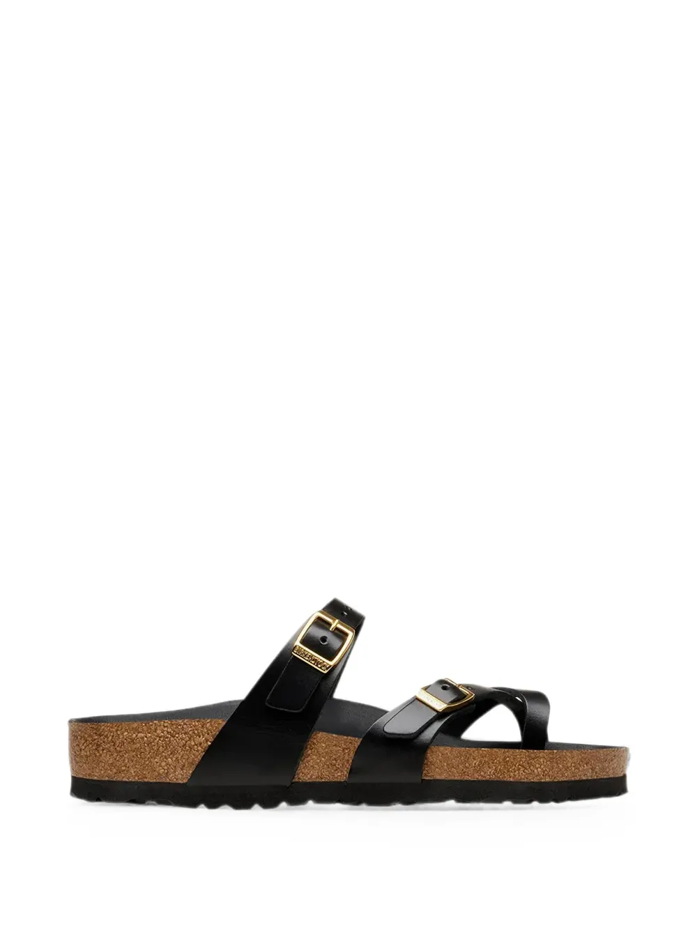 Birkenstock Mayari buckled leather sandals - Black