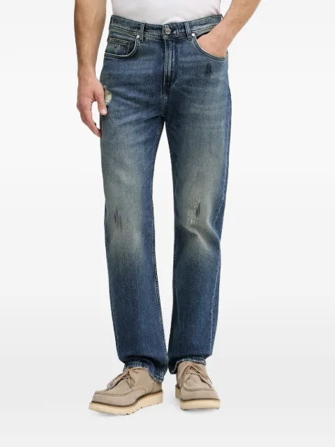 Karl Lagerfeld distressed faded jeans