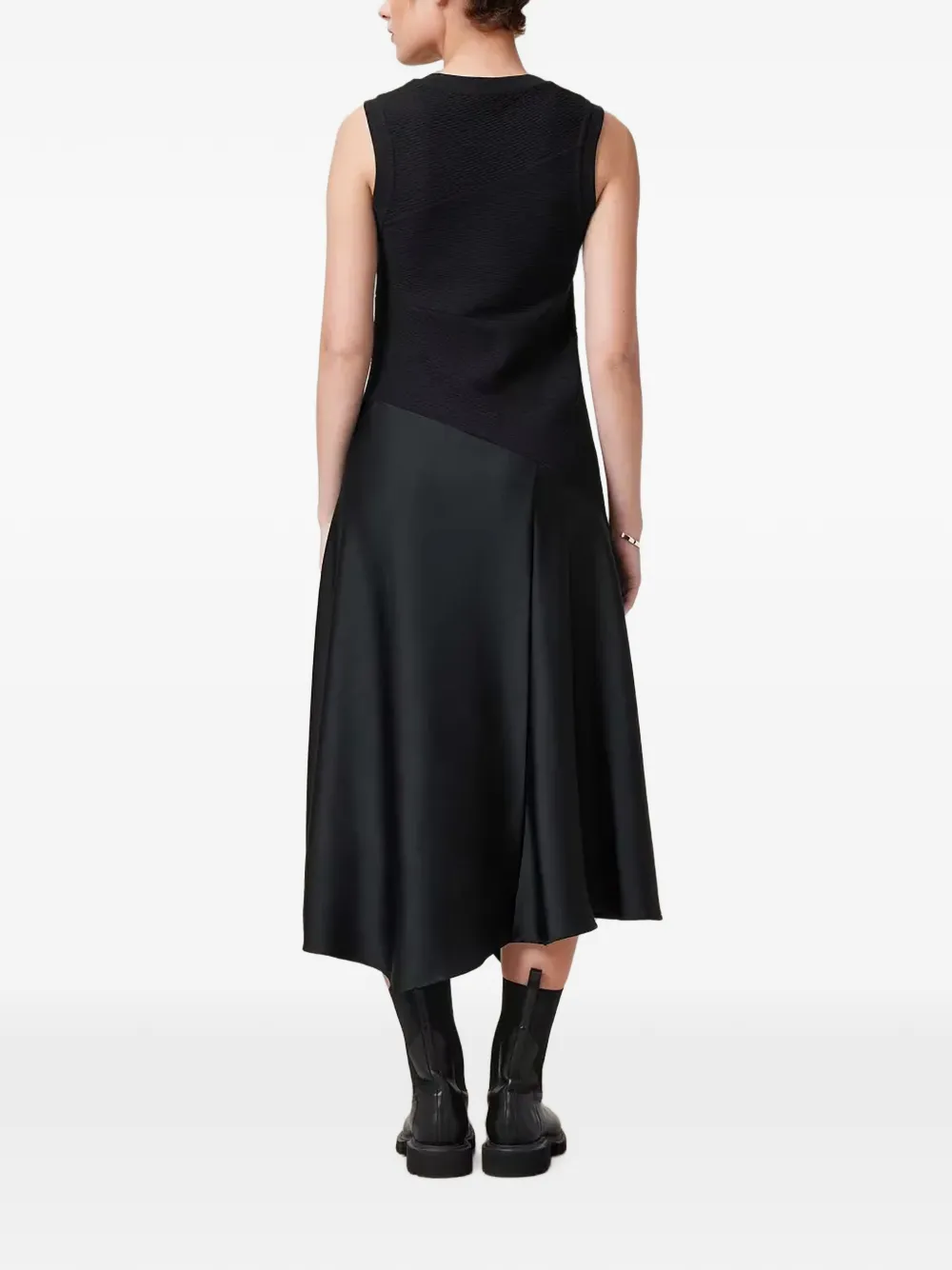 AllSaints Asymmetrische jurk Zwart
