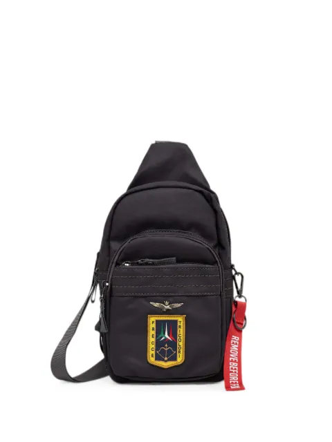 Aeronautica Militare logo-patch zip-around belt bag