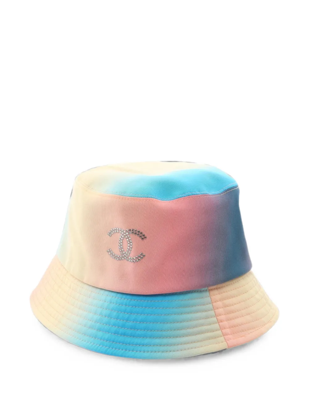 CHANEL Pre-Owned 1986-1988 CC mark bucket hat - Blu